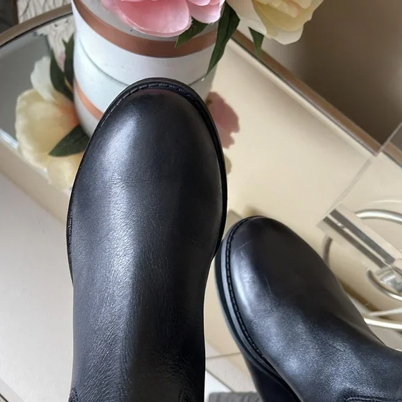 INC Black Genuine Lether Boots - Picture 7 of 16